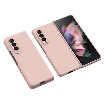 För Samsung Galaxy Z Fold3 5G Gummifinish Hårt PC-vikbart telefonfodral Exakt utskärning Skyddsfodral