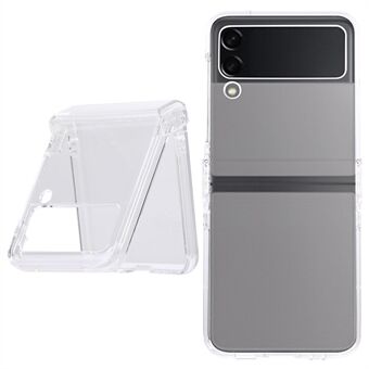 För Samsung Galaxy Z Flip3 5G hårt PC-fodral Anti- Scratch Transparent Flipping Phone Case