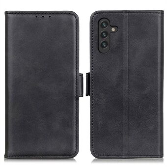 PU-läderplånboksfodral Mjukt TPU Stötsäkert magnetiskt Stand Flip Cover för Samsung Galaxy A13 5G / A04s 4G (164,7 x 76,7 x 9,1 mm)