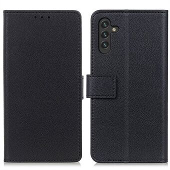 Premium PU läder plånboksfodral Stand Funktion Magnetisk stängning Flip Cover för Samsung Galaxy A13 5G / A04s 4G (164,7 x 76,7 x 9,1 mm)