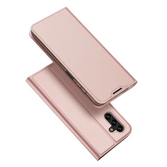 DUX DUCIS Skin Pro Series Stötsäker Stand magnetiskt PU-läderstativ Flip-skydd med ett kortplats för Samsung Galaxy A13 5G / A04s 4G (164,7 x 76,7 x 9,1 mm)