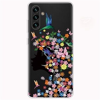 Mönsterutskrift IMD Soft TPU Slim Phone Skyddsfodral Skal för Samsung Galaxy A13 5G / A04s 4G (164,7 x 76,7 x 9,1 mm)