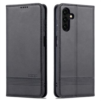 AZNS Fallsäker autoabsorberad plånboksdesign PU-läder Stand för telefonstativ för Samsung Galaxy A13 5G / A04s 4G (164,7 x 76,7 x 9,1 mm)