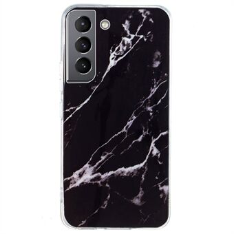 För Samsung Galaxy S22 5G Soft TPU IMD Marble Pattern Telefonfodral Anti- Scratch Anti-dropp bakfodral