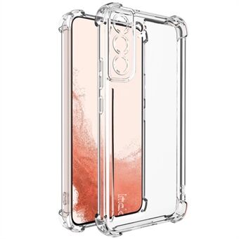 IMAK UX-4-serien för Samsung Galaxy S22 5G Fodral Rakt ram Fyra hörn Stötsäker Transparent TPU-skydd