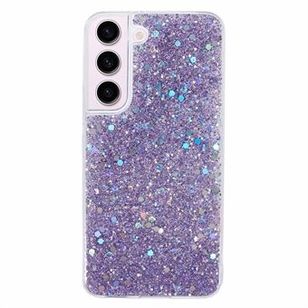 För Samsung Galaxy S22 5G Glitter Case Skinande Skimrande TPU Mobilskal