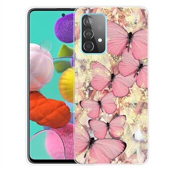 Mönsterutskrift Mjuk TPU-design Slim Fit Stötsäkert skyddande telefonfodral för Samsung Galaxy A33 5G