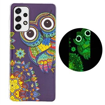 Ljusande Noctilucent Pattern IMD Flexibelt TPU-fodral Anti- Scratch telefonskal till Samsung Galaxy A33 5G