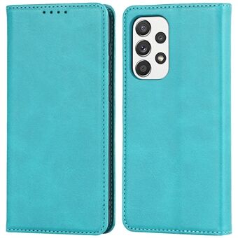 Magnetiskt autoabsorberat PU-läderfodral för Samsung Galaxy A33 5G, Folio Flip Wallet Stand Telefonskydd