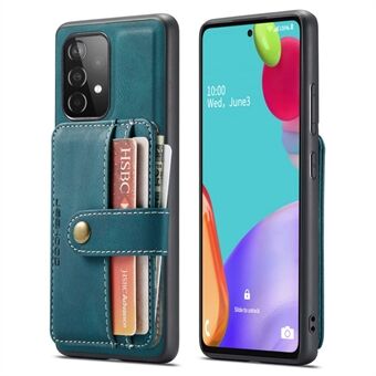 JEEHOOD för Samsung Galaxy A33 5G läderbelagt TPU-fodral Anti-fall Avtagbar 2-i-1 plånboksfunktion RFID-blockerande telefonfodral