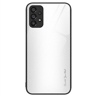 Telefonfodral i härdat glas för Samsung Galaxy A33 5G, Ultra Slim Carbon Fiber Texture Telefonfodral