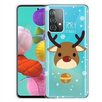 För Samsung Galaxy A33 5G Merry Christmas Phone Fodral Mönster Utskrift Mjuk TPU Anti-Drop Skyddsskydd