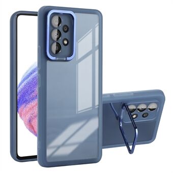 Galvaniserad PC Kickstand-fodral för Samsung Galaxy A33 5G Lens Protector TPU Matte telefonskal