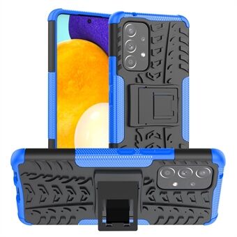 Heavy Duty Tire Texture Hybrid Hard PC Mjuk TPU Anti-Fall Cover med stöd för Samsung Galaxy A53 5G