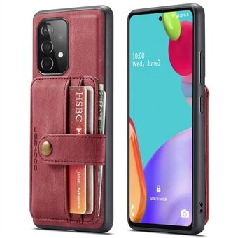 JEEHOOD för Samsung Galaxy A53 5G Avtagbar 2-i-1 plånboksdesign RFID-blockerande läderbelagd TPU-telefonfodral