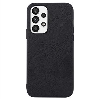 För Samsung Galaxy A53 5G Stötsäkert telefonfodral Texturerad PU-läderbelagd TPU+PC Anti-droppskyddande mobiltelefonfodral Shell