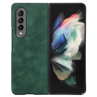 För Samsung Galaxy Z Fold4 5G Halkfritt telefonfodral Texturerat PU-läderbelagt PC-telefonfodral