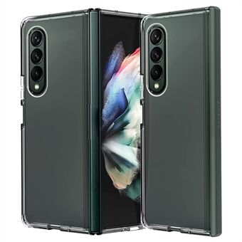 För Samsung Galaxy Z Fold4 5G Transparent Light Slim PC + TPU Hybrid Skyddsfodral Telefonfodral