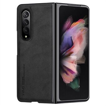 X-LEVEL Bojue-3-serien för Samsung Galaxy Z Fold4 5G-fodral är ett telefonfodral gjort av läder+TPU+PC-material som skyddar mot repor.