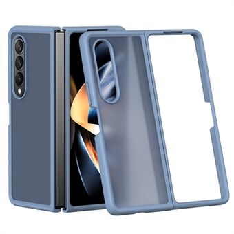 Stötsäkert telefonfodral för Samsung Galaxy Z Fold4 5G, genomskinlig hård PC Mobiltelefon Skyddsfodral