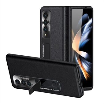 Phantom Series Telefonfodral För Samsung Galaxy Z Fold4 5G, PU-läderbelagd PC Vikbar Smartphone Skyddsfodral Kickstand