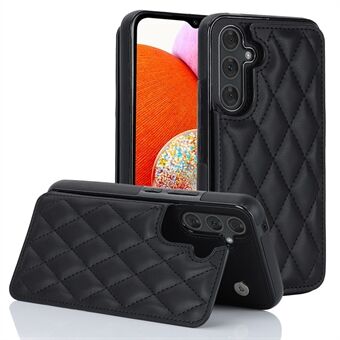 För Samsung Galaxy A14 5G / 4G PU-läder+TPU-fodral Kickstand RFID-blockerande korthållare Telefonskal