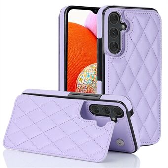 För Samsung Galaxy A14 5G / 4G PU-läder+TPU-fodral Kickstand RFID-blockerande korthållare Telefonskal