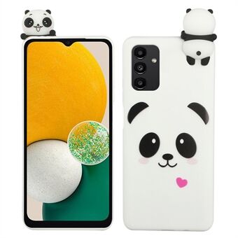 För Samsung Galaxy A14 5G Cartoon Pattern Telefonfodral 3D Animal Figure TPU+Silicon Smartphone Cover