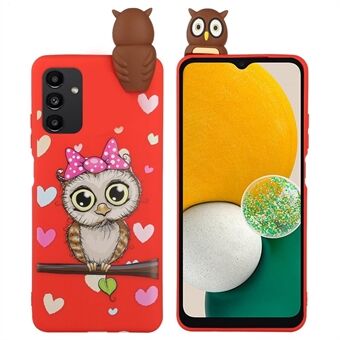 YX TPU-telefonfodral för Samsung Galaxy A14 5G Slim Case Mönstertryckt 3D-figur Skyddsfodral