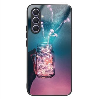 Stötsäkert fodral för Samsung Galaxy A14 5G härdat glas TPU-fodral mönster för utskrift av telefonskal