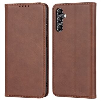 För Samsung Galaxy A14 5G PU Läder Telefonfodral Calf Texture Stand Plånbok Flip Folio Cover