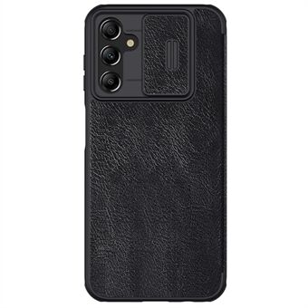 NILLKIN Qin Pro Series för Samsung Galaxy AA14 5G / A14 4G PU Läder+PC+TPU Mobilskal med Glidskydd för Lins och Kortplatsöverdrag