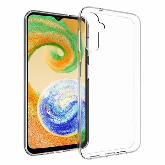 Glansigt telefonfodral för Samsung Galaxy A14 4G / 5G Transparent TPU-telefonfodral utan vattenstämpel