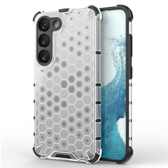 Telefonfodral till Samsung Galaxy S23 Stötsäkert fodral Honeycomb Textured TPU + PC-telefonfodral