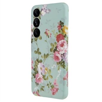 För Samsung Galaxy S23 Fallskydd Mjuk TPU-telefonfodral Blommönster IMD-baksida