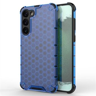 Tunt telefonfodral för Samsung Galaxy S23+ Honeycomb Textured Anti-Fall Telefonskydd TPU + PC-skyddsfodral