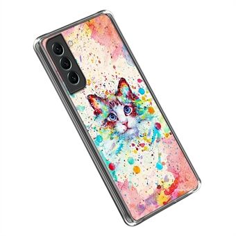 För Samsung Galaxy S23+ IMD-mönsterutskrift Transparent skal Mjukt TPU Stötsäkert skyddande telefonfodral