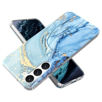 För Samsung Galaxy S23+ GW18 IMD Mobiltelefon Bakskal PC+TPU Marble Mönster Telefonfodral