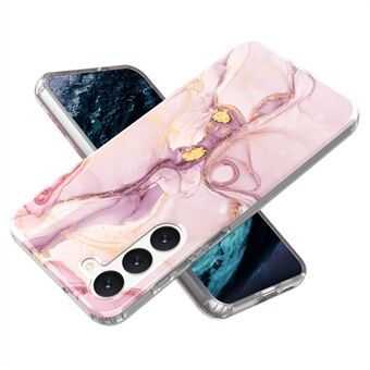 För Samsung Galaxy S23+ GW18 IMD Mobiltelefon Bakskal PC+TPU Marble Mönster Telefonfodral