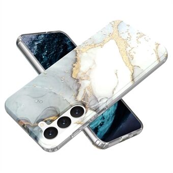 För Samsung Galaxy S23+ GW18 IMD Mobiltelefon Bakskal PC+TPU Marble Mönster Telefonfodral