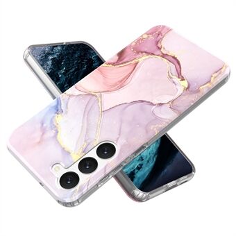 För Samsung Galaxy S23+ GW18 IMD Mobiltelefon Bakskal PC+TPU Marble Mönster Telefonfodral