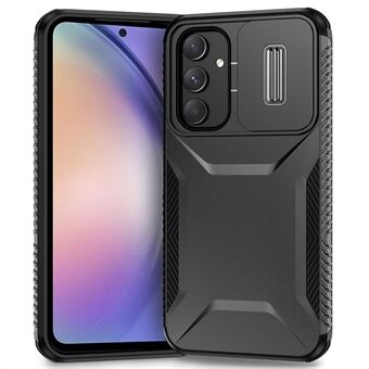 För Samsung Galaxy A54 5G-fodral TPU+PC-telefonfodral med skjutlinsskydddesign