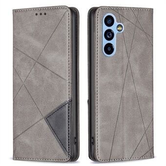 För Samsung Galaxy A54 5G BF Imprinting Pattern Series-1 Geometric Imprinted Läderfodral Magnetisk stängningsfodral med Stand