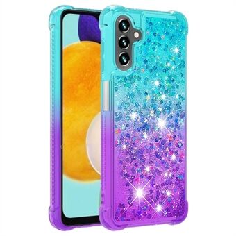 YB Quicksand Series-3 för Samsung Galaxy A54 5G Stötsäker TPU-bakskal Gradient Quicksand Liquid Flowing Sparkle Telefonfodral