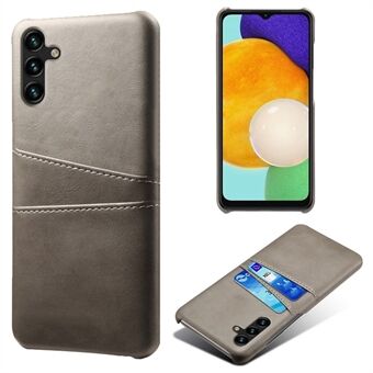 Telefonskal med dubbla kortplatser för Samsung Galaxy A54 5G, droppsäkert PU-läderbelagd hård PC Scratch telefonfodral