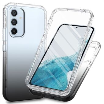 Gradient Color PC TPU-fodral för Samsung Galaxy A54 5G Stötsäkert fodral med PET-skärmskydd