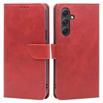 Plånboksfodral för Samsung Galaxy A54 5G Drop Proof PU Läder Calf Texture Flip Stand Telefonfodral