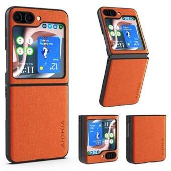 AIORIA Cloth Texture Slim Case för Samsung Galaxy Z Flip5 5G Protective PU + PC-telefonskal