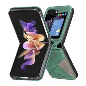 För Samsung Galaxy Z Flip6 5G Fodral Fallskydds Telefonfodral Geometriskt Präglat