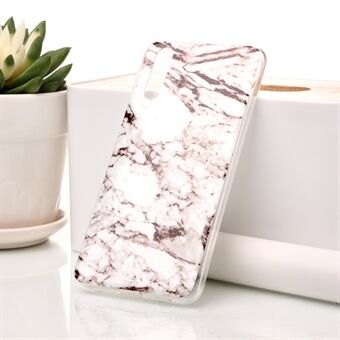 Marble Pattern IMD TPU Bakfodral för Huawei P20